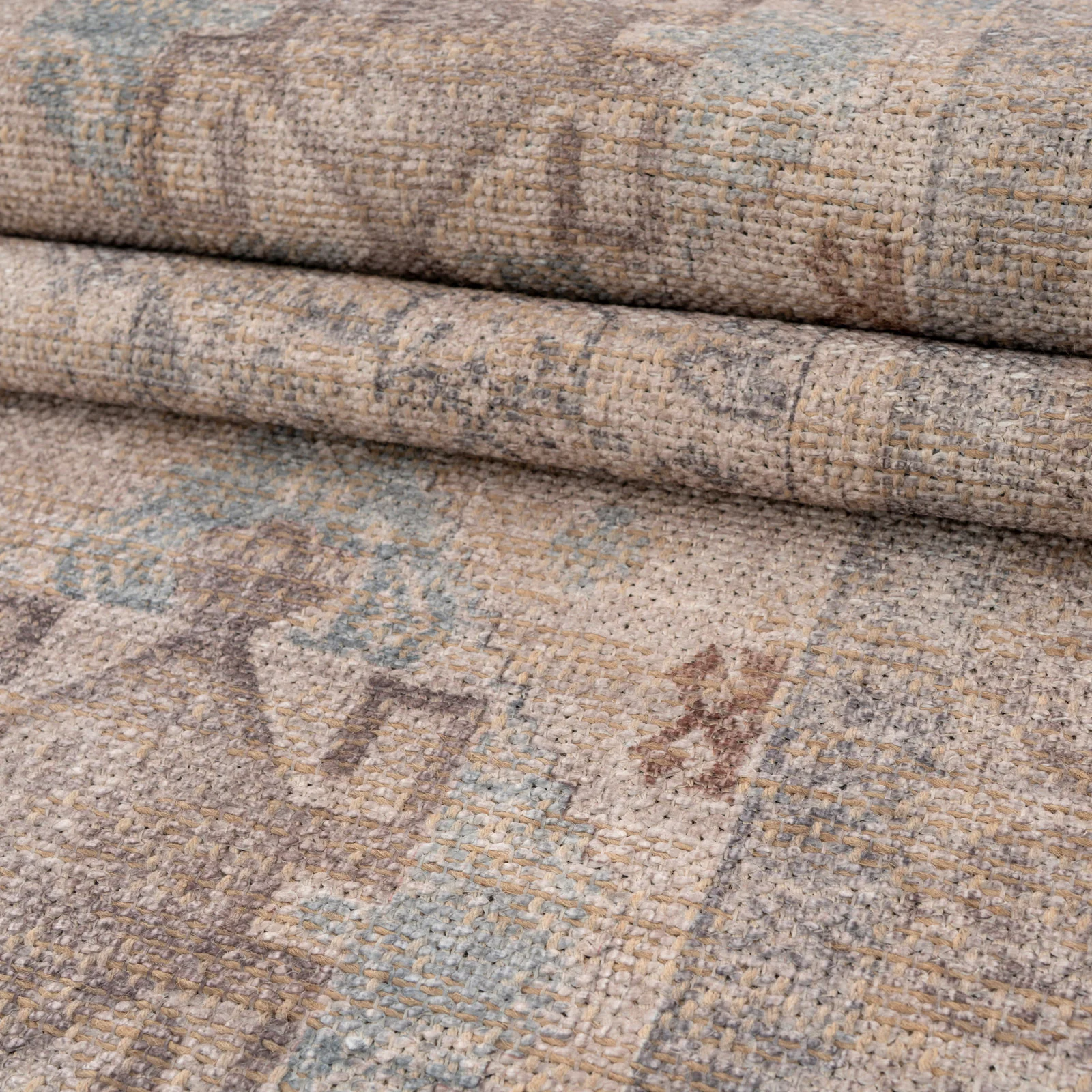 Washable Greige Blue Jute Style Rug - Ruah - Image 11