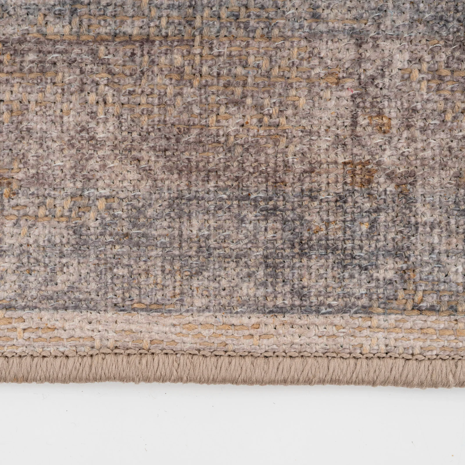 Washable Greige Blue Jute Style Rug - Ruah - Image 7