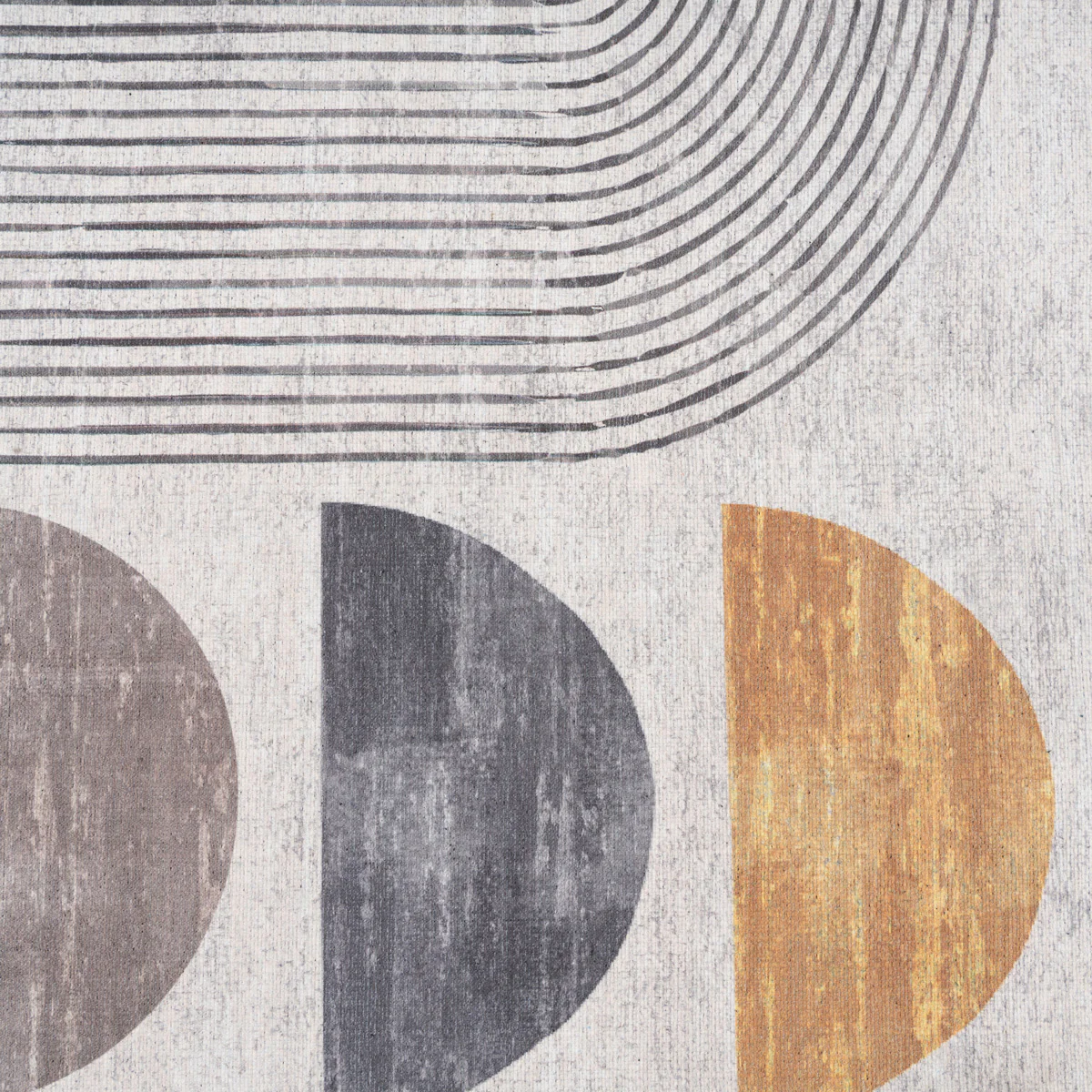 Washable Modern Wabi-Sabi Rug - Orb - Image 11