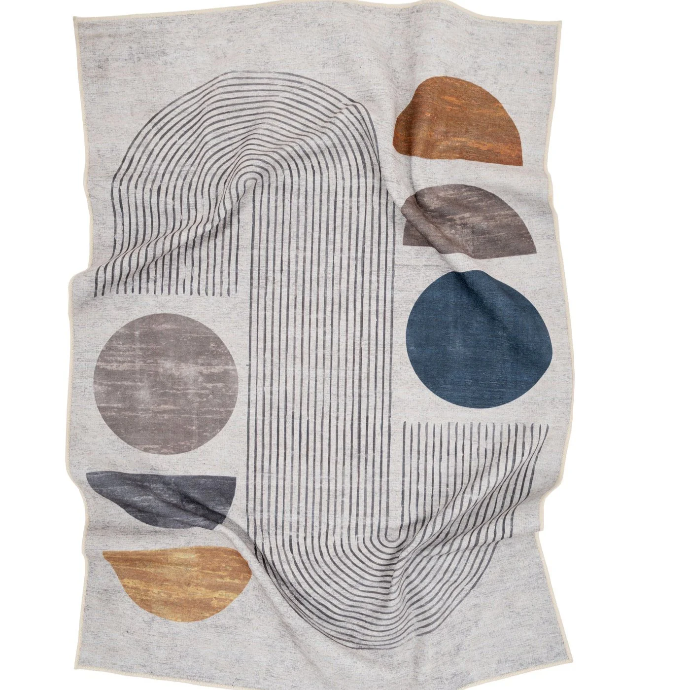 Washable Modern Wabi-Sabi Rug - Orb - Image 12