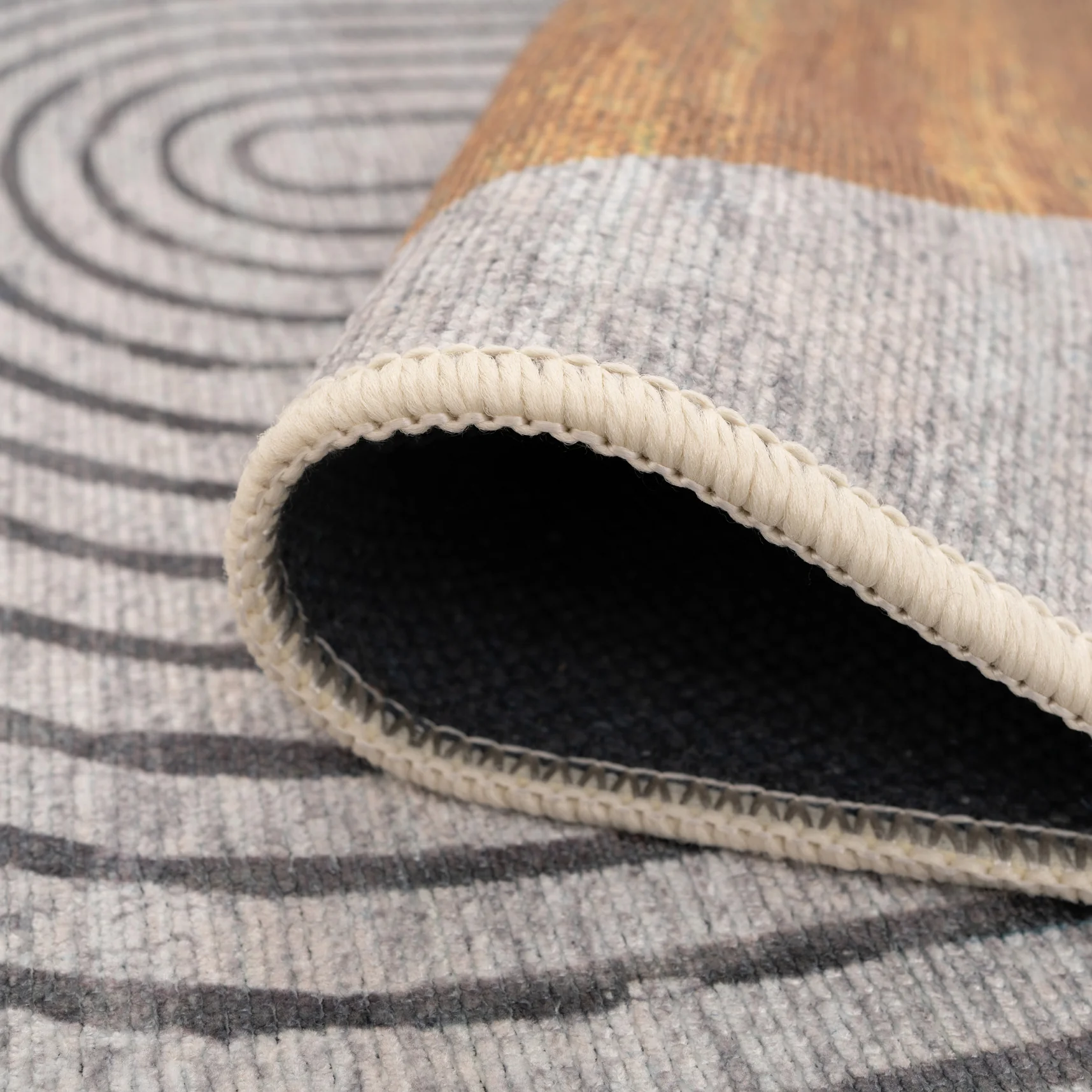 Washable Modern Wabi-Sabi Rug - Orb - Image 7