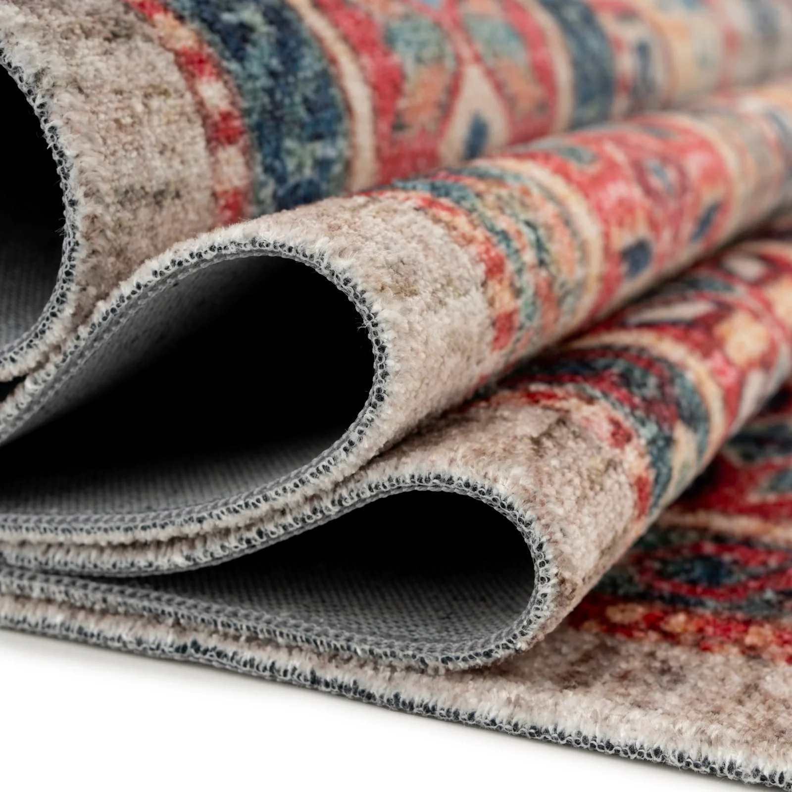 Washable Multicolour Persian Style Rug - Rani - Image 8