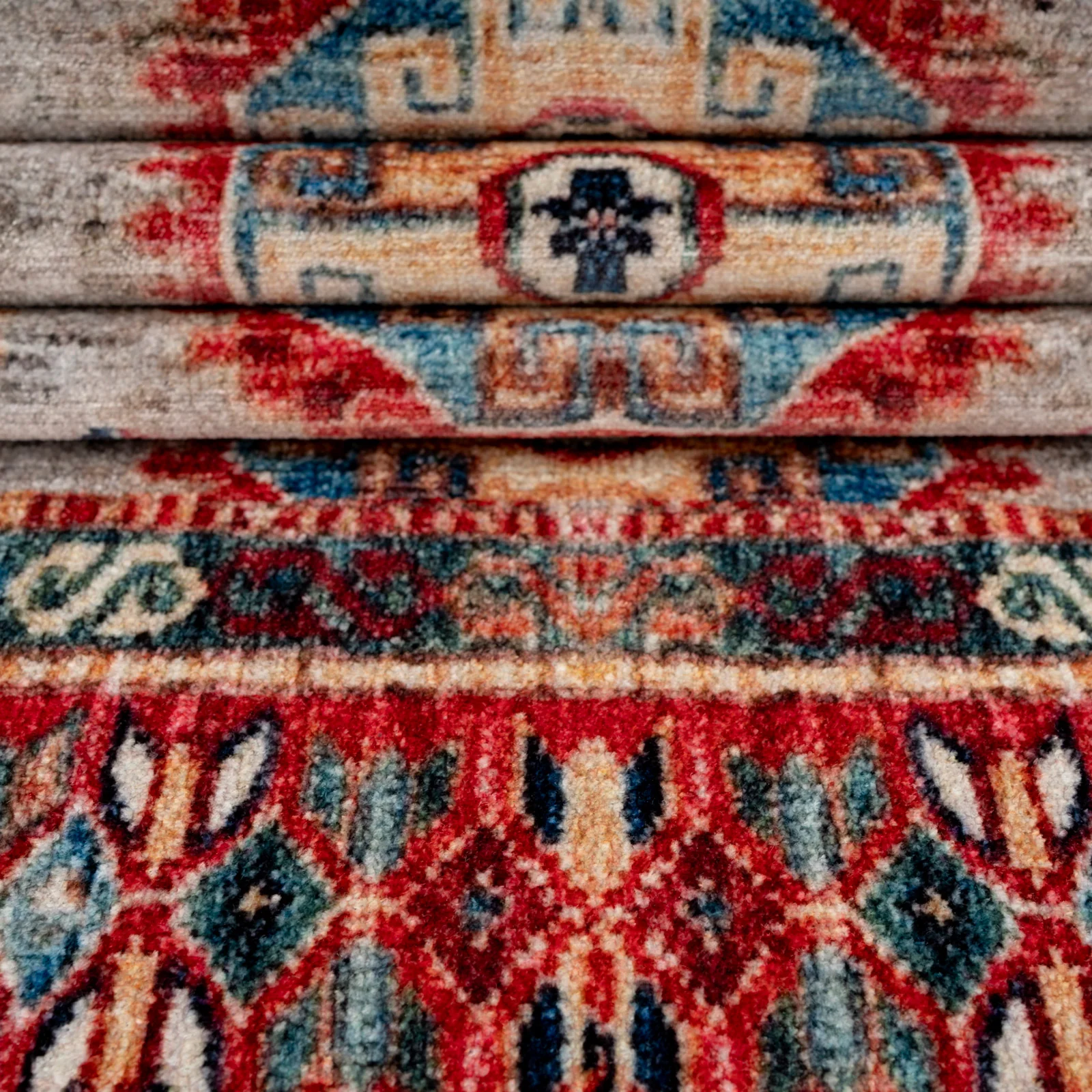 Washable Multicolour Persian Style Rug - Rani - Image 9