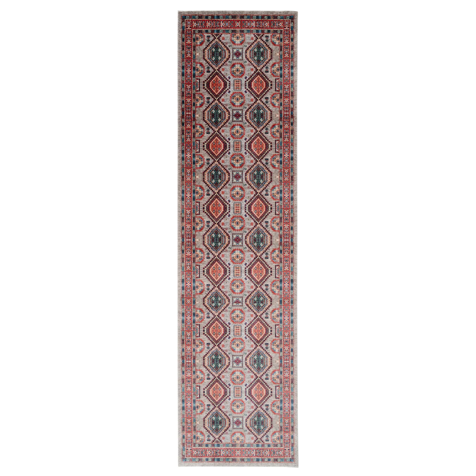 Washable Multicolour Persian Style Runner - Rani - Image 8