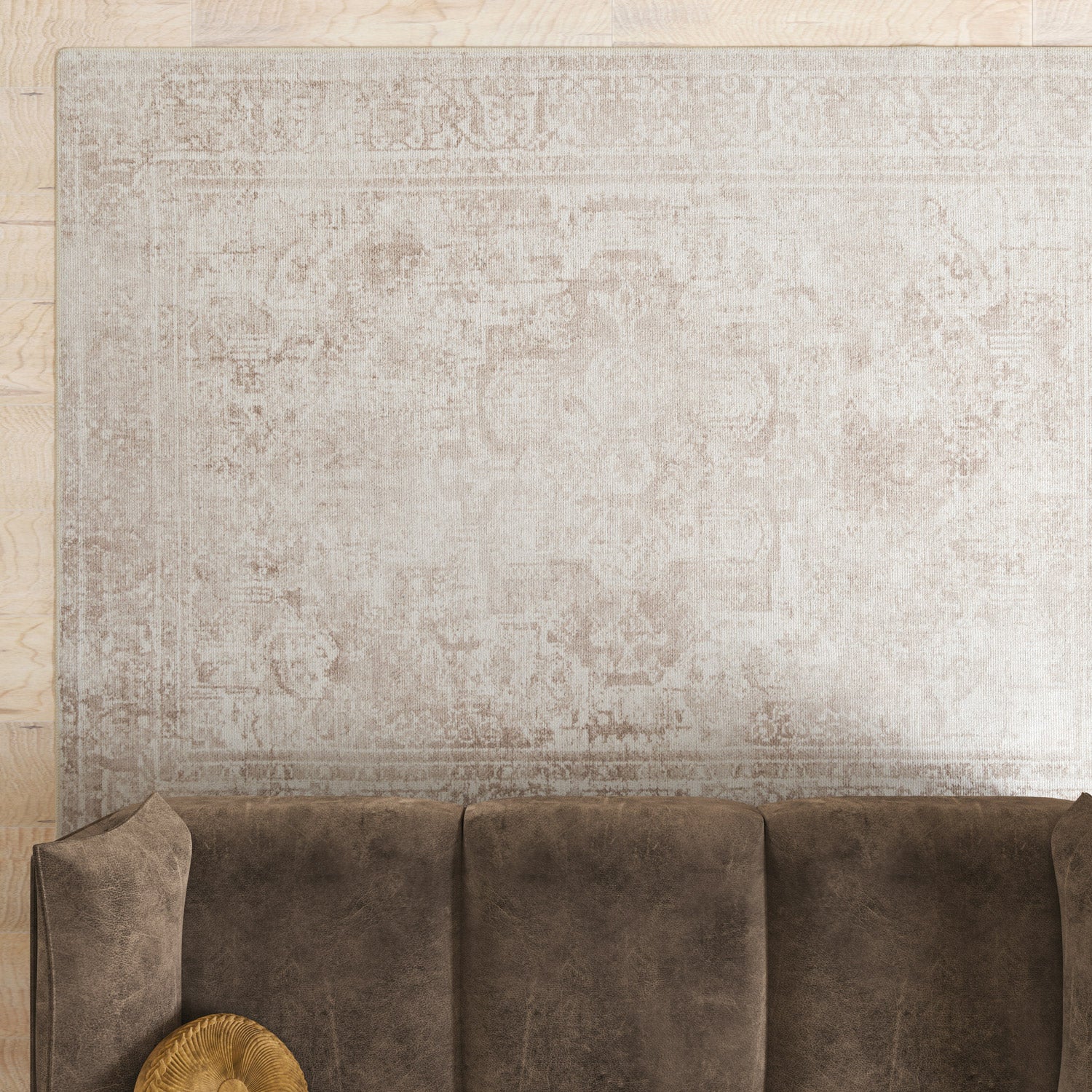 Washable Vintage Beige Rug - Isla - Image 3