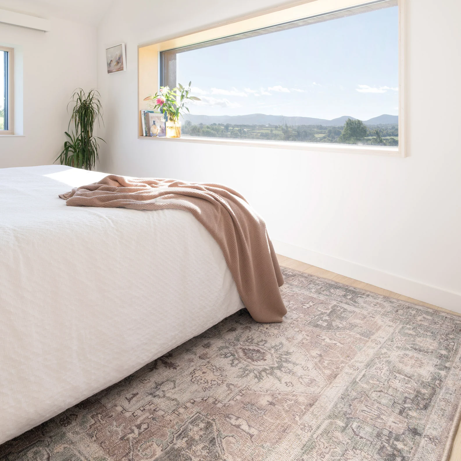 Washable Vintage Green Jute Style Rug - Cova - Image 3