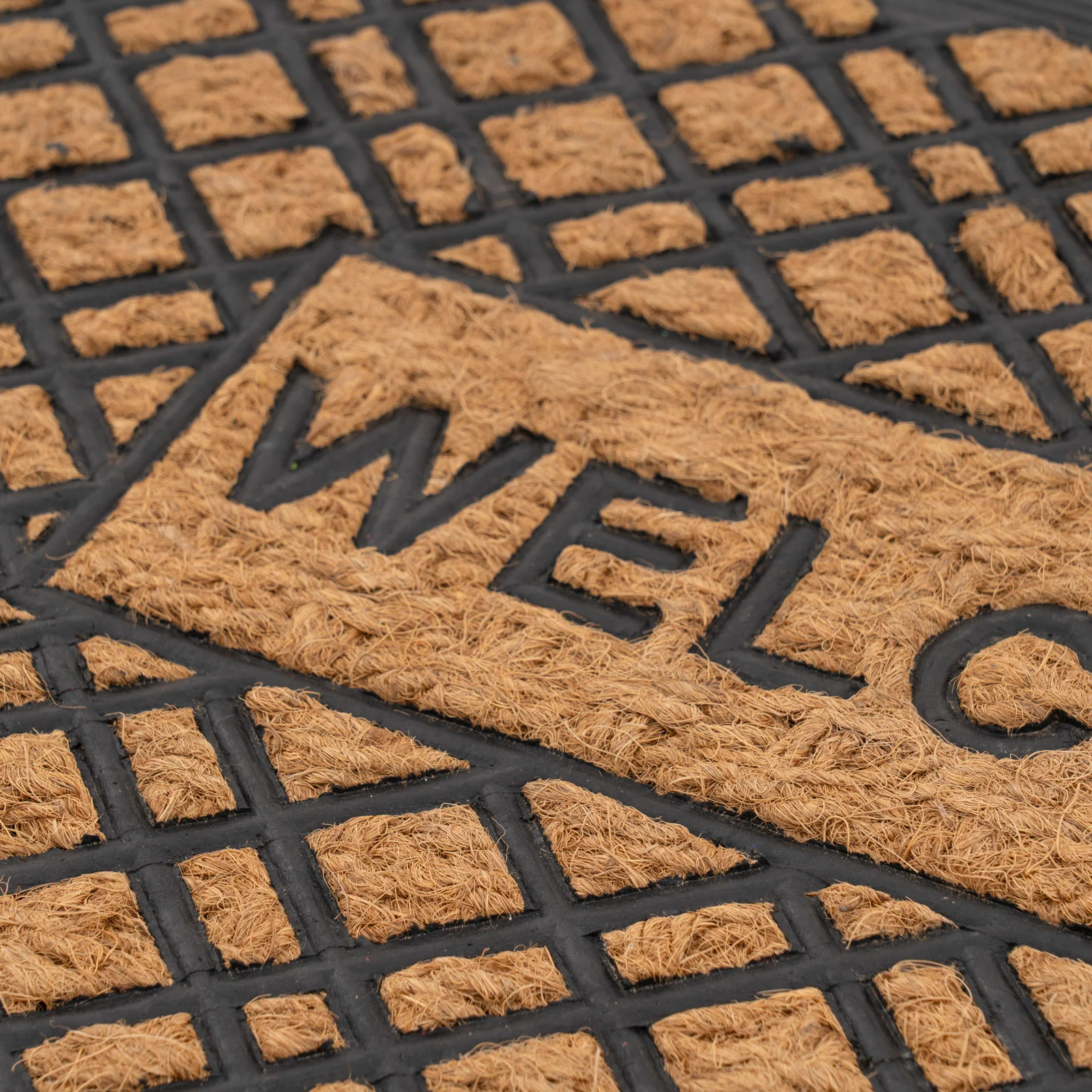 Welcome Coir Rubber Doormat - Image 3