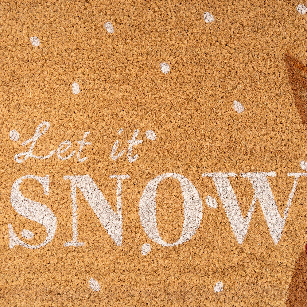 Winter Bunny Coir Doormat - Image 3